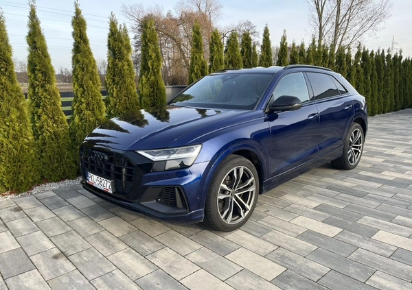 Audi SQ8 cena 399000 przebieg: 54000, rok produkcji 2021 z Pabianice małe 379